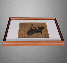 武穴书画装裱配框服务案例